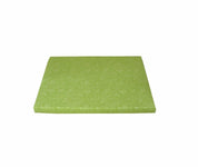 lime green patterned orthopedic dog bed