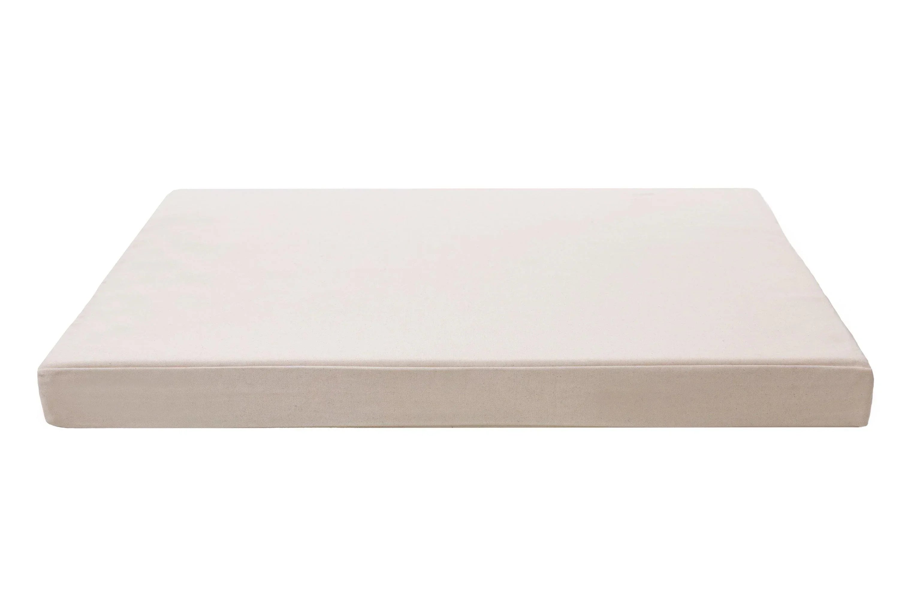 orthopedic dog bed natural canvas