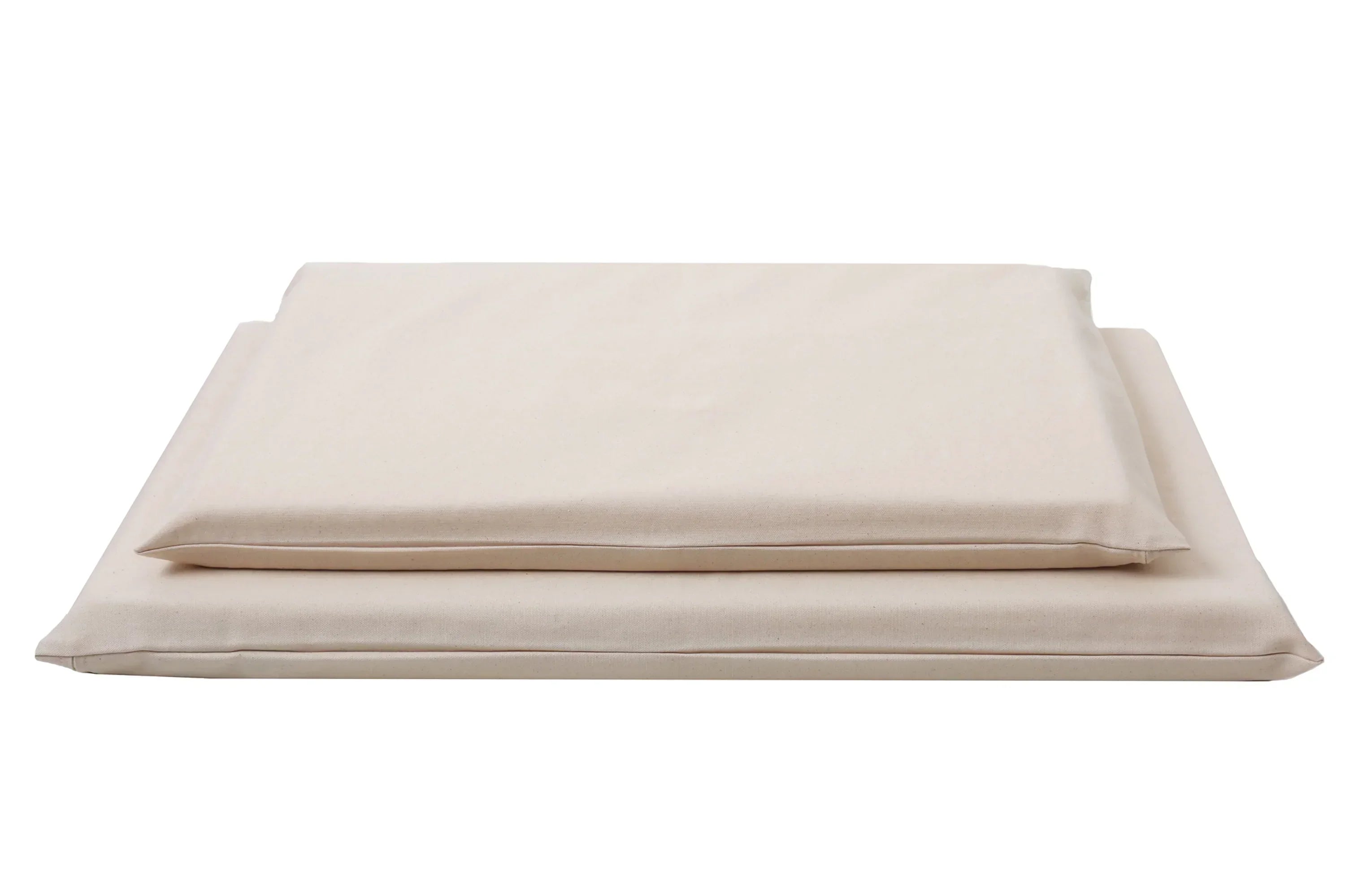 natural undyed dog mat covers front view