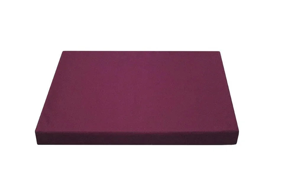latex orthopedic dog bed in cherry